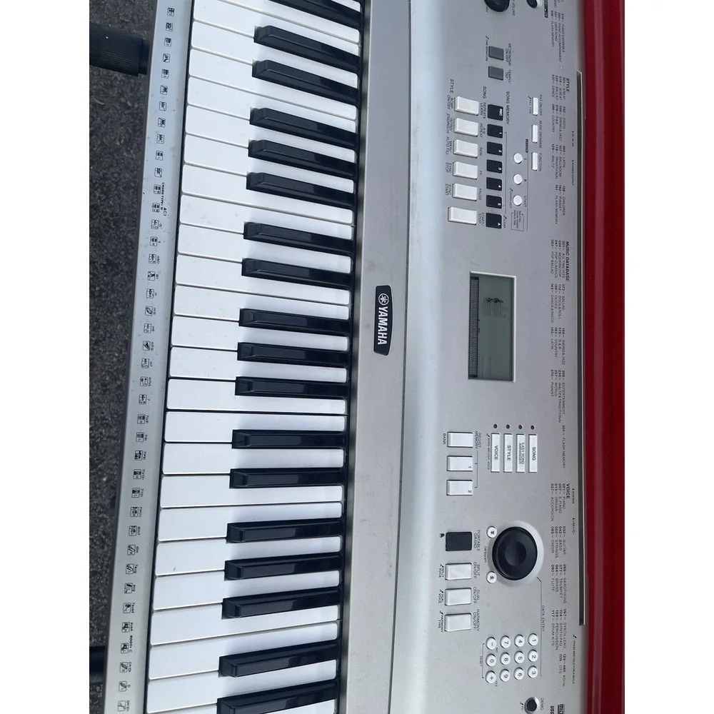 Yamaha YPG-235 76-Key Keyboard Piano w/ Stand & Case Tested Works